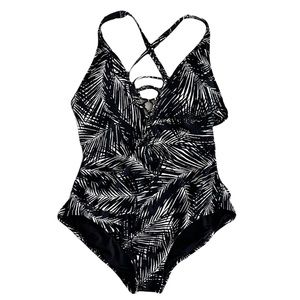Michael Kors Swimsuit Lux Print 1 Pc Swimsuit Size 12